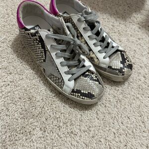Golden goose snakeskin sneakers